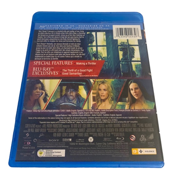 BLURAY NO GOOD DEED Action Drama featuring Idris Alba Taraji P. Henson - Picture 2 of 2